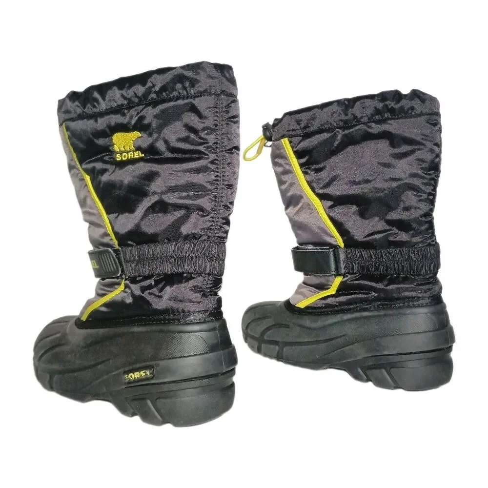 Sorel Women’s Flurry Size 6 Waterproof Winter Snow Boots Insulated Lined Black